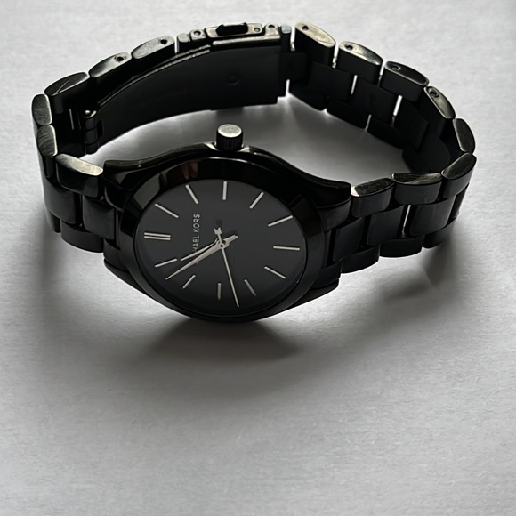 Michael Kors Black Watch - Women’s Mini Slim Runway MK3587 - Picture 1 of 16